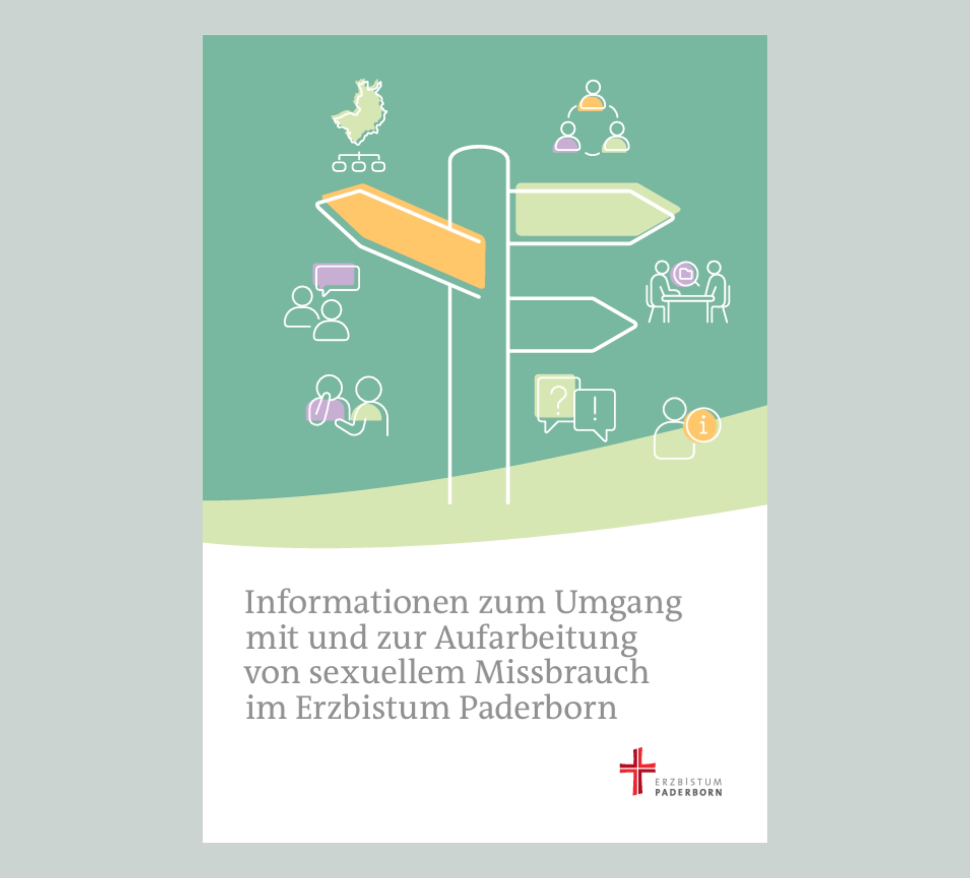 Broschüre "Informationen zum Umgang mit und zur Aufarbeitung von sexuellem Missbrauch im Erzbistum Paderborn"